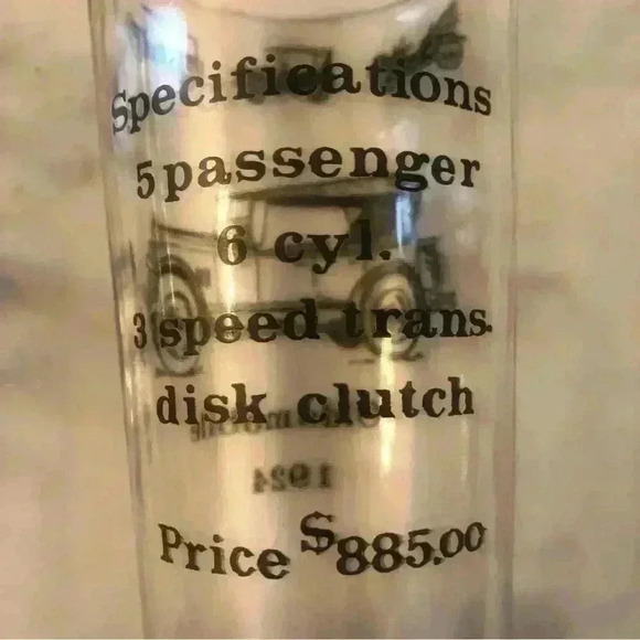 Set of 2 vintage antique  auto glasses: 1924 Oldsmobile an 1939 Packard - Picture 6 of 10